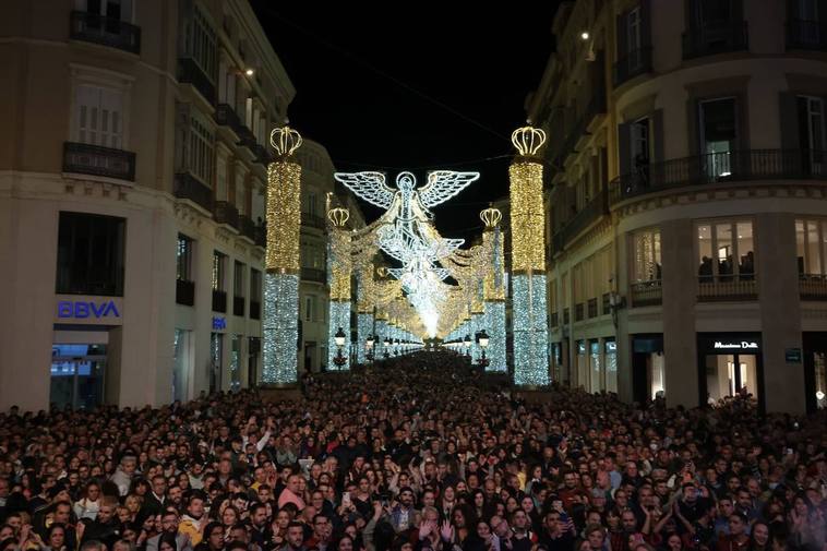 When will MALAGA cHRISTMAS lIGHTS BE SWITCHED ON?